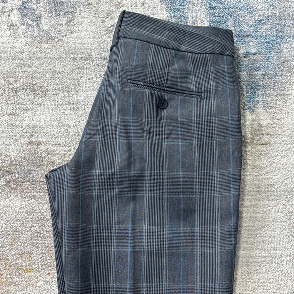Editor Women's Size 0 Plaid Flare Dress Pants Corporate Chic Preppy Y2K Trousers